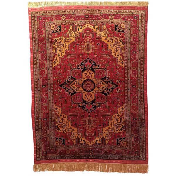 Iranian-Hand-Knotted-Silk-Carpet-Rug-Model-Yas Price and Buy Persian Silk Carpet Hand-Knotted with Medallion Design Yas