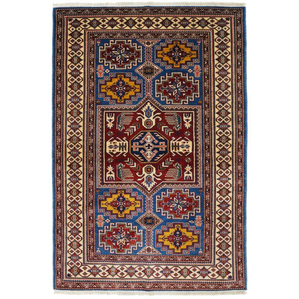 Iranian-Handwoven-Carpet-Rug-Model-Karen-1 Price and Buy Persian Wool Carpet Hand-Knotted with Intricately and Tribal design Model Karen