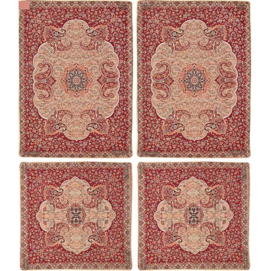 Price and Buy Persian Bedspread Set – Oriental Style Double Size with Termeh Fabric – Pink Laya - Image 2