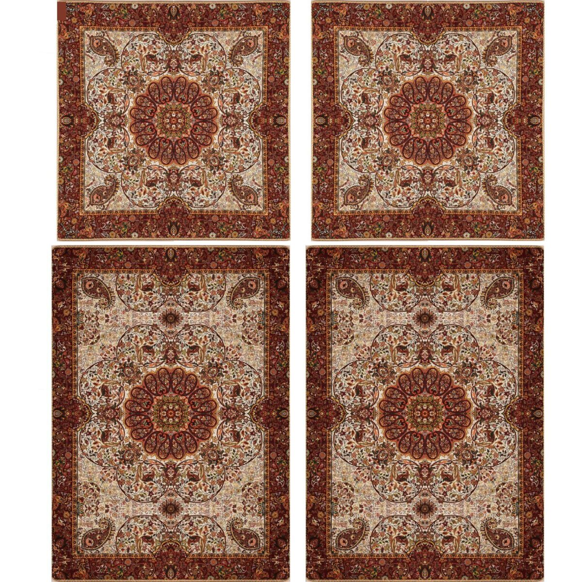 Price and Buy Persian Bedspread Set – Oriental Style Double Size with Termeh Fabric – Nahal - Image 2