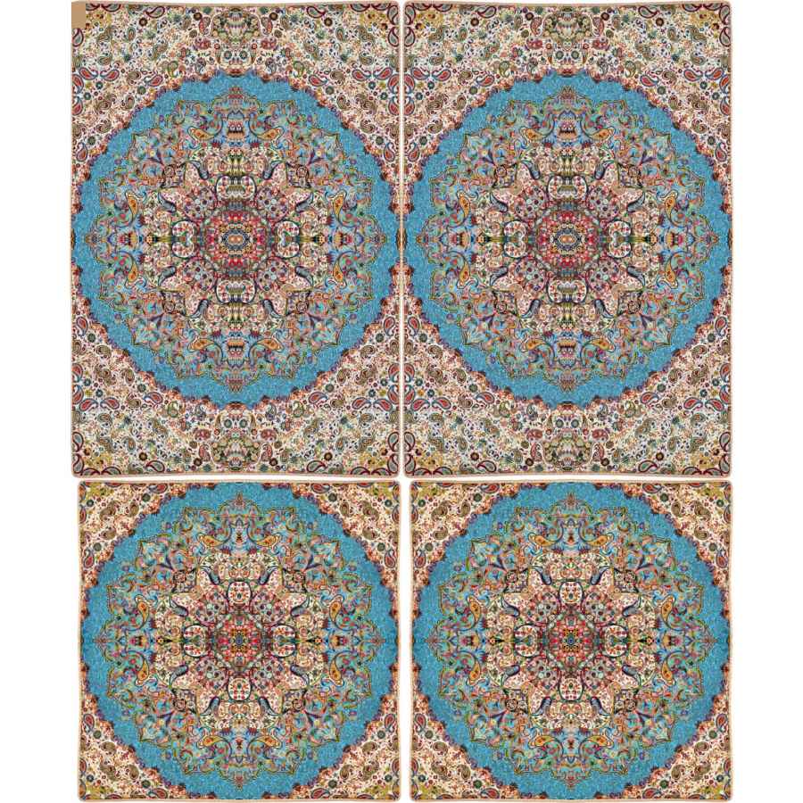 Price and Buy Persian Bedspread Set – Oriental Style Double Size with Termeh Fabric – Nina - Image 2