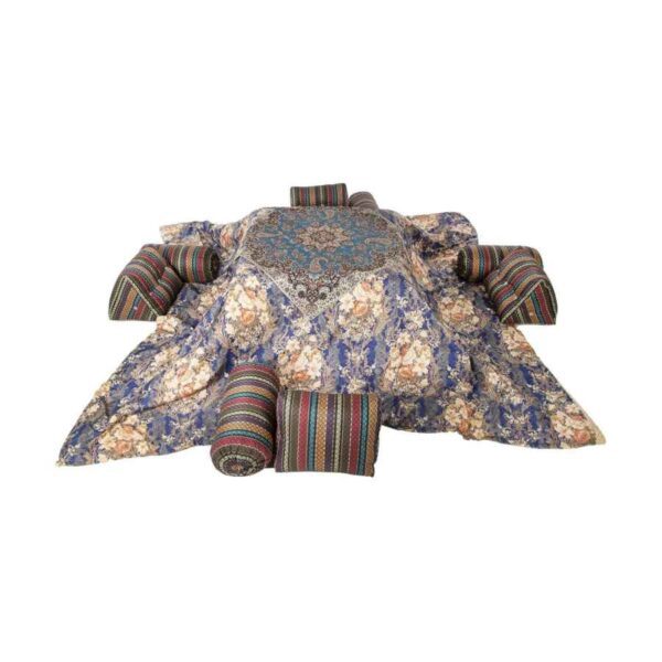 Iranian-Traditional-Vintage-Korsi-Quilt-Model-Helka-2 Price and Buy Persian Korsi Quilt – Thick, Heavy, and Warm Double Sized Helka