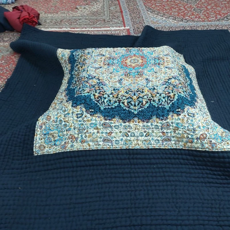 Price and Buy Handmade Korsi Quilt 3.5x3.5 Meter | High-Quality Persian Hand-Stitched Comforter - Image 2