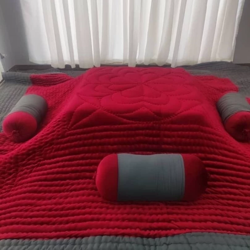 Price and Buy Handmade Velvet Korsi Quilt 4x4 | Traditional Persian Hand-Stitched Comforter - Image 15