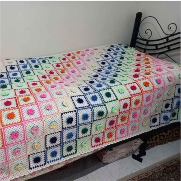 Knitted-Crochet-Bedspread-–-Enhance-Your-Bedroom-with-Artistic-Detailing Price and Buy Knitted Crochet Bedspread – Enhance Your Bedroom with Artistic Detailing