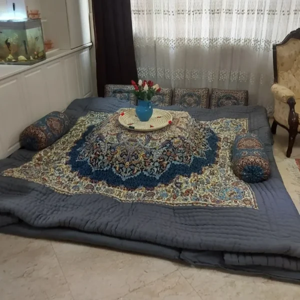OVDeCnx5BLcy2mDGDIHH9bA8ETX3RmRlXo7G5iYcYLNAUPns6E.jpg_800X800X70 Price and Buy Handmade Korsi Quilt 3.5x3.5 Meter | High-Quality Persian Hand-Stitched Comforter