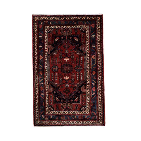 Original-Persian-Carpet-with-Wool-Hand-Knotted-in-Hamadan-Lachak-Toranj Price and Buy Original Persian Carpet with Wool Hand-Knotted in Hamadan Lachak Toranj