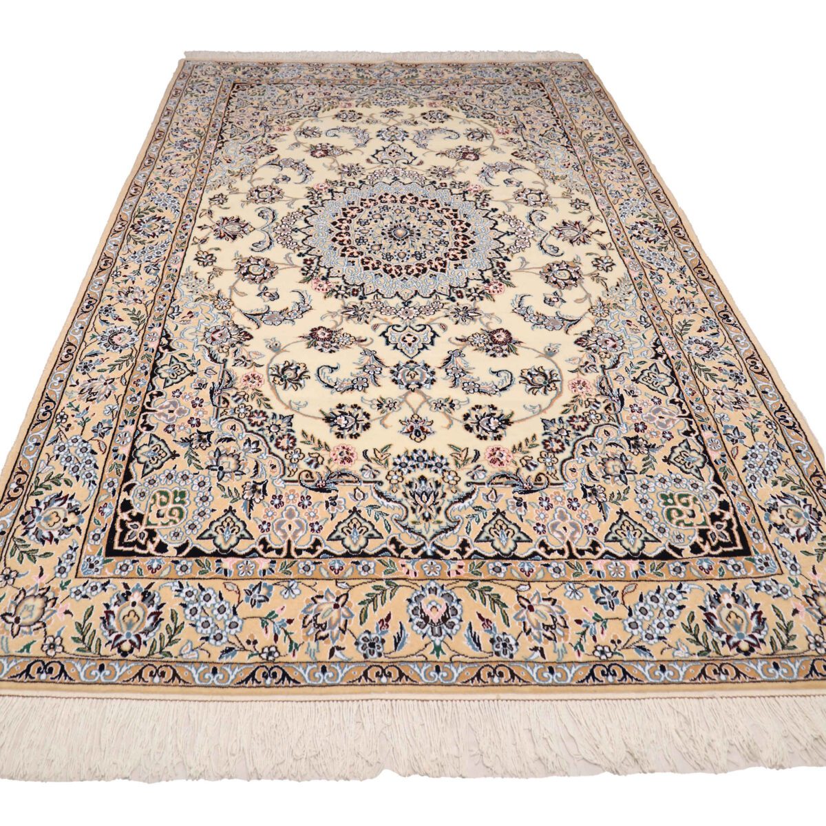 Price and Buy Original Persian Carpet with Wool Hand-Knotted in Isfahan Lachak Toranj - Image 3
