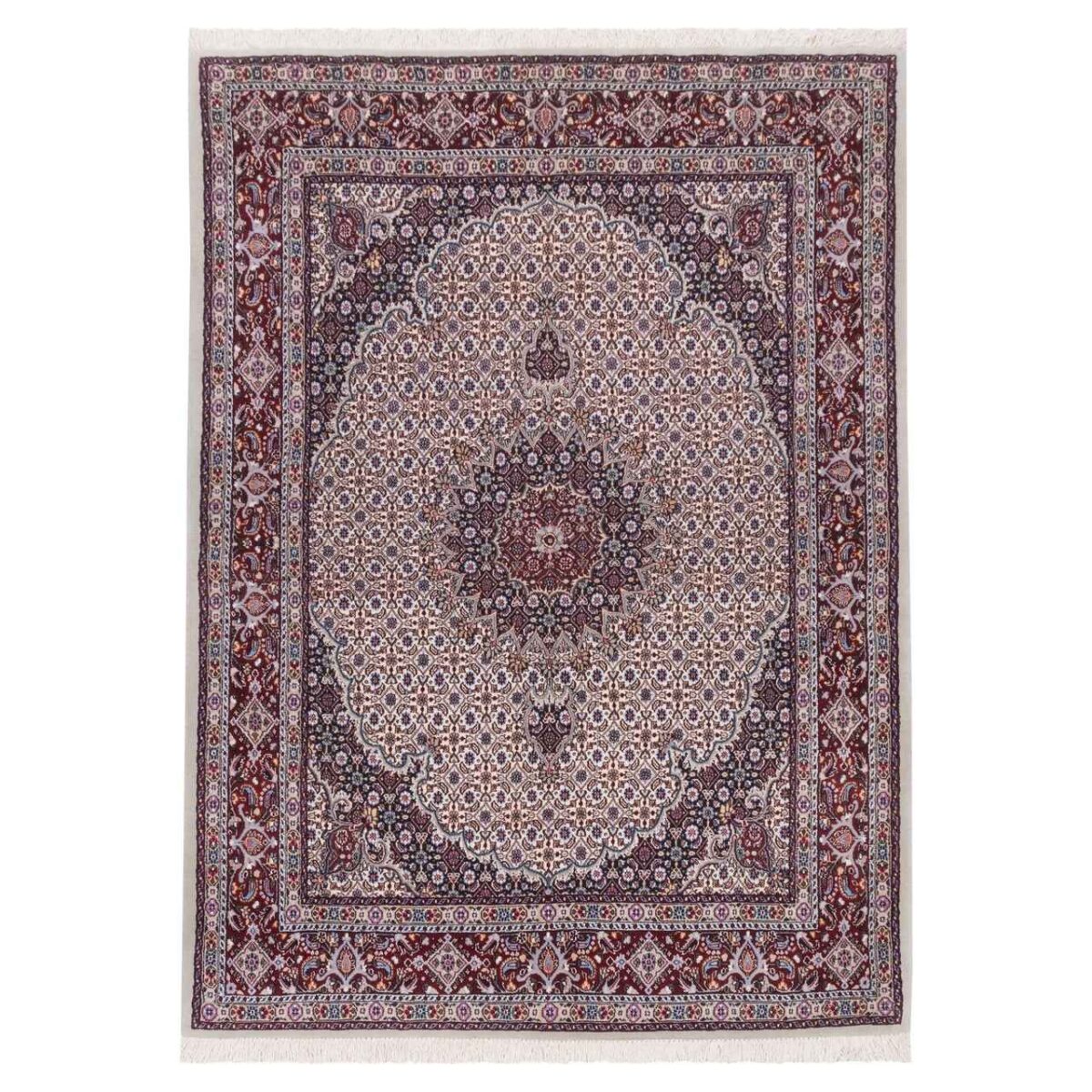 Price and Buy Persian Carpet in Silk & Wool Original Hand-Knotted in Birjand Riz Mahi