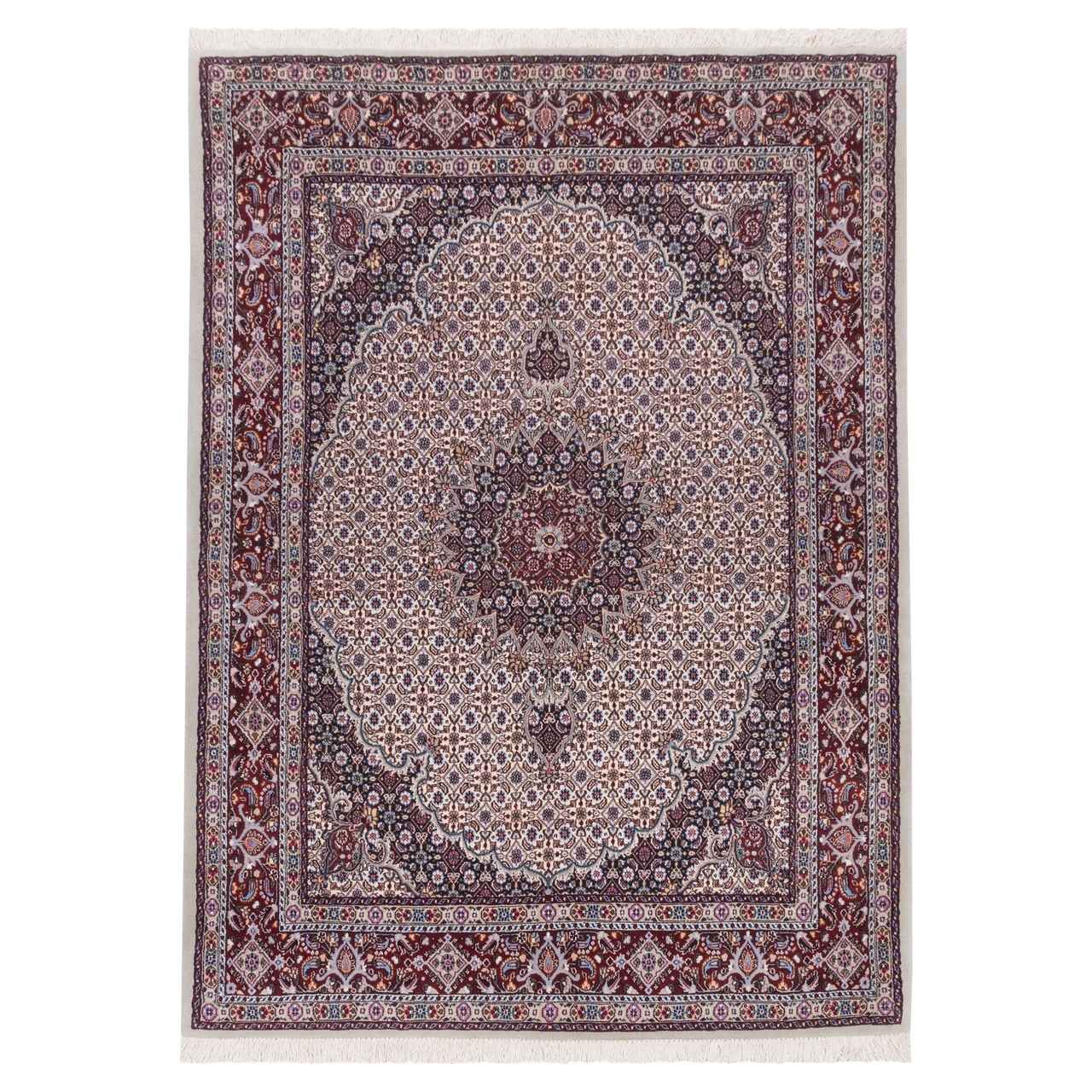 Price and Buy Persian Carpet in Silk & Wool Original Hand-Knotted in Birjand Riz Mahi