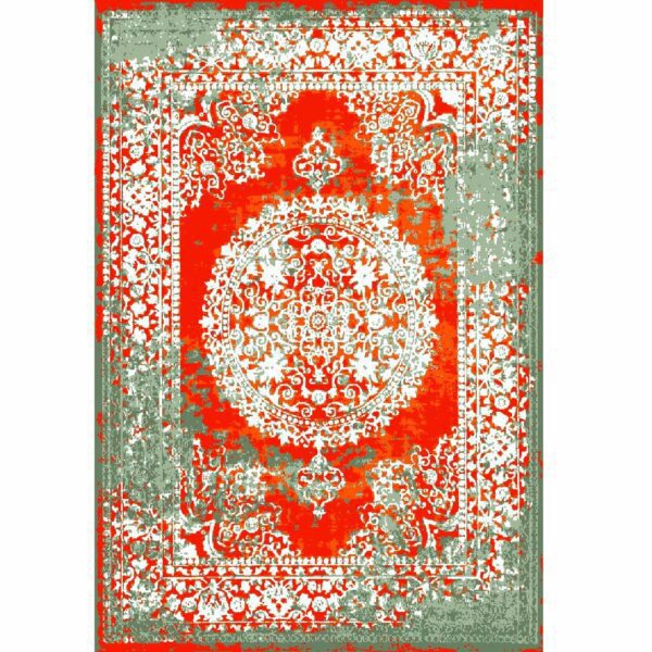 Persian-Carpet-with-Silk-Hand-Knotted-in-Tabriz-Lachak-Toranj-Orange Price and Buy Persian Carpet with Silk Hand-Knotted in Tabriz Lachak Toranj Orange
