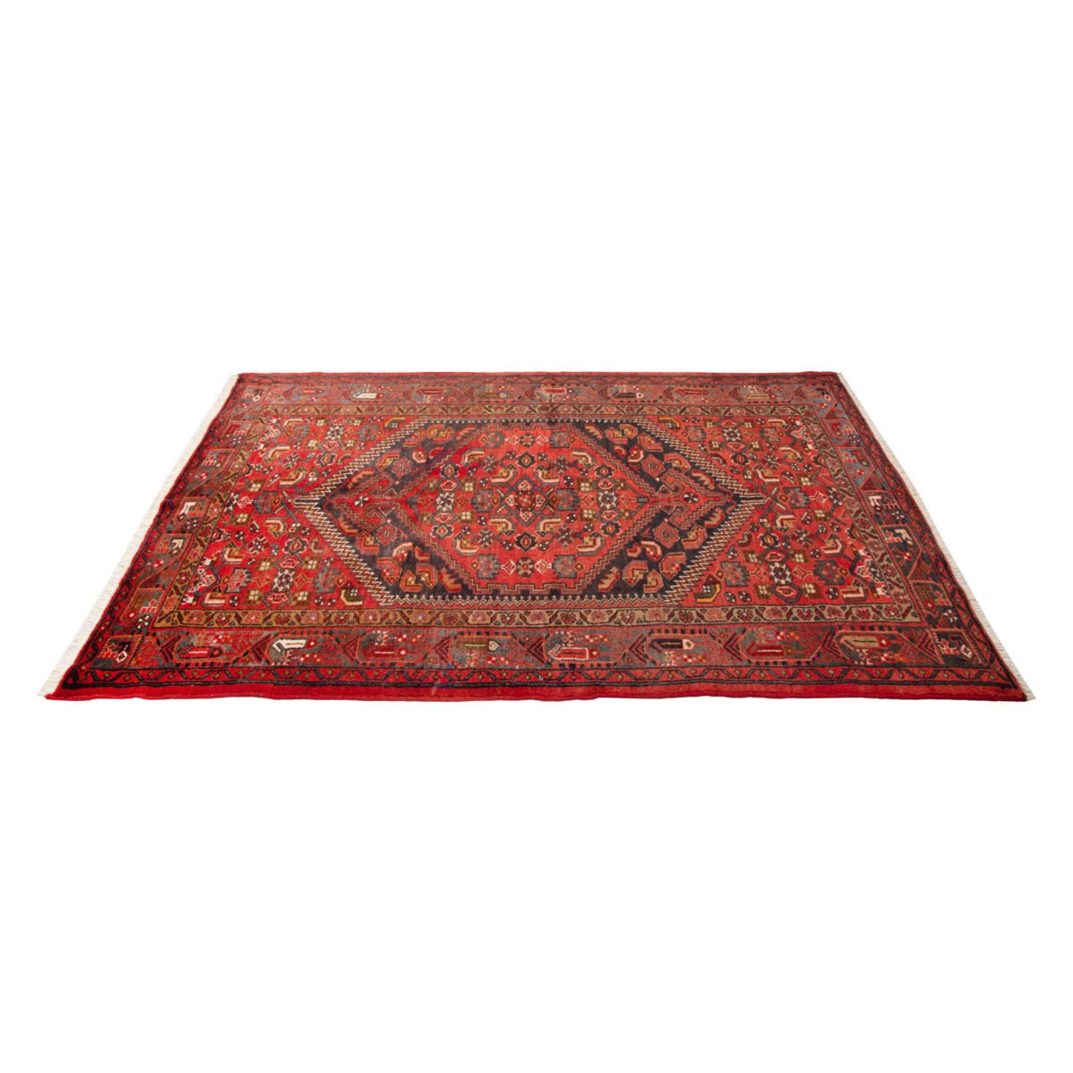 Price and Buy Persian Carpet with Wool Hand-Knotted Original in Zanjan Tribal Red - Image 3