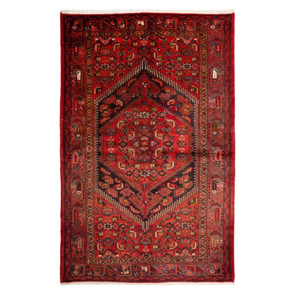 Persian-Carpet-with-Wool-Hand-Knotted-Original-in-Zanjan-Tribal-Red Price and Buy Persian Carpet with Wool Hand-Knotted Original in Zanjan Tribal Red