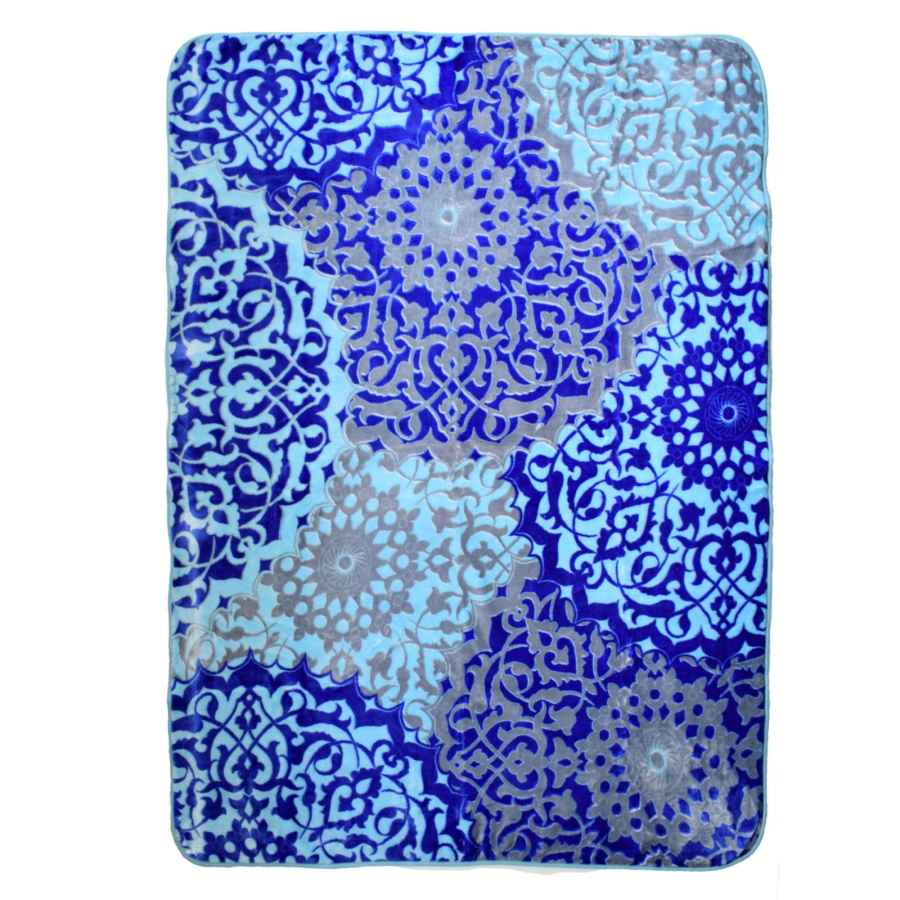 Price and Buy Golbaft Persian Single Bed Blanket Model Blue Sea - Image 3