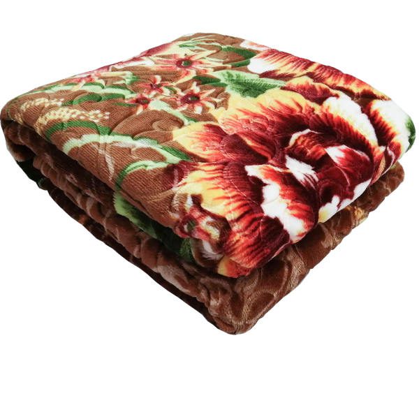 Persian-Golbaft-Single-Bed-Blanket-Model-Ebrown-1 Price and Buy Golbaft Persian Single Bed Blanket Model Ebrown
