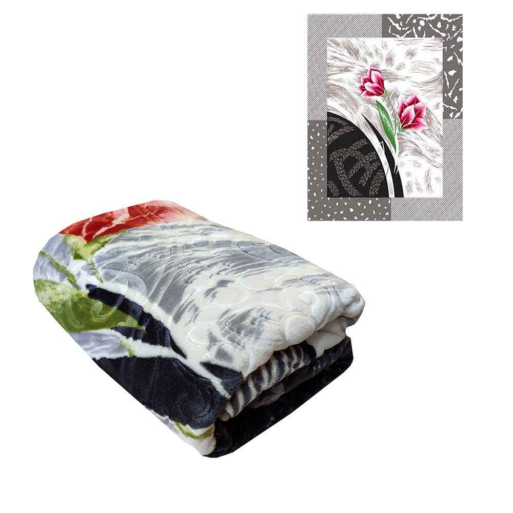 Price and Buy Golbaft Persian Single Bed Blanket Model Gray - Image 2