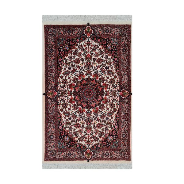 Persian-Hand-Knotted-Bidjar-Carpet-Model-Diba-1 Price and Buy Persian Wool Carpet Hand-Knotted with Medallion design Model Diba