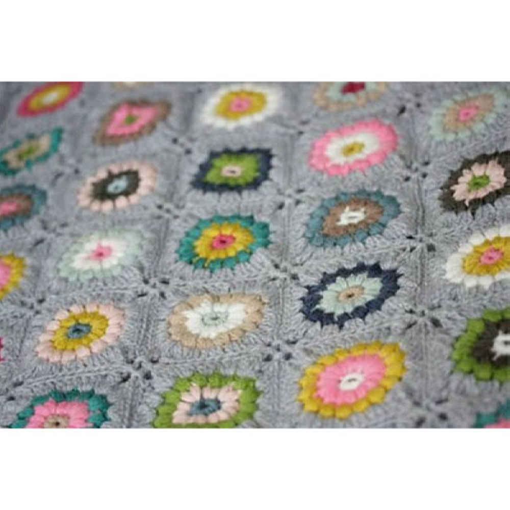Price and Buy Crochet Throw for Sofa and Bed Checkered Bohemian Delbar - Image 3