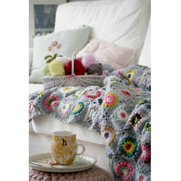 Persian-Knitted-Sofa-Bed-Throw-Model-Delbar1 Price and Buy Crochet Throw for Sofa and Bed Checkered Bohemian Delbar