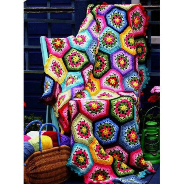 Persian-Knitted-Sofa-Bed-Throw-Model-Diba-1 Price and Buy Crochet Throw for Sofa and Bed Checkered Bohemian Diba