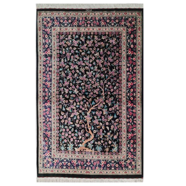 Persian-Rug-Hand-Knotted-Floral-Pattern-Model-Behesht Price and Buy Persian Carpet Hand-Knotted Zanjan Masterpiece Floral Behesht