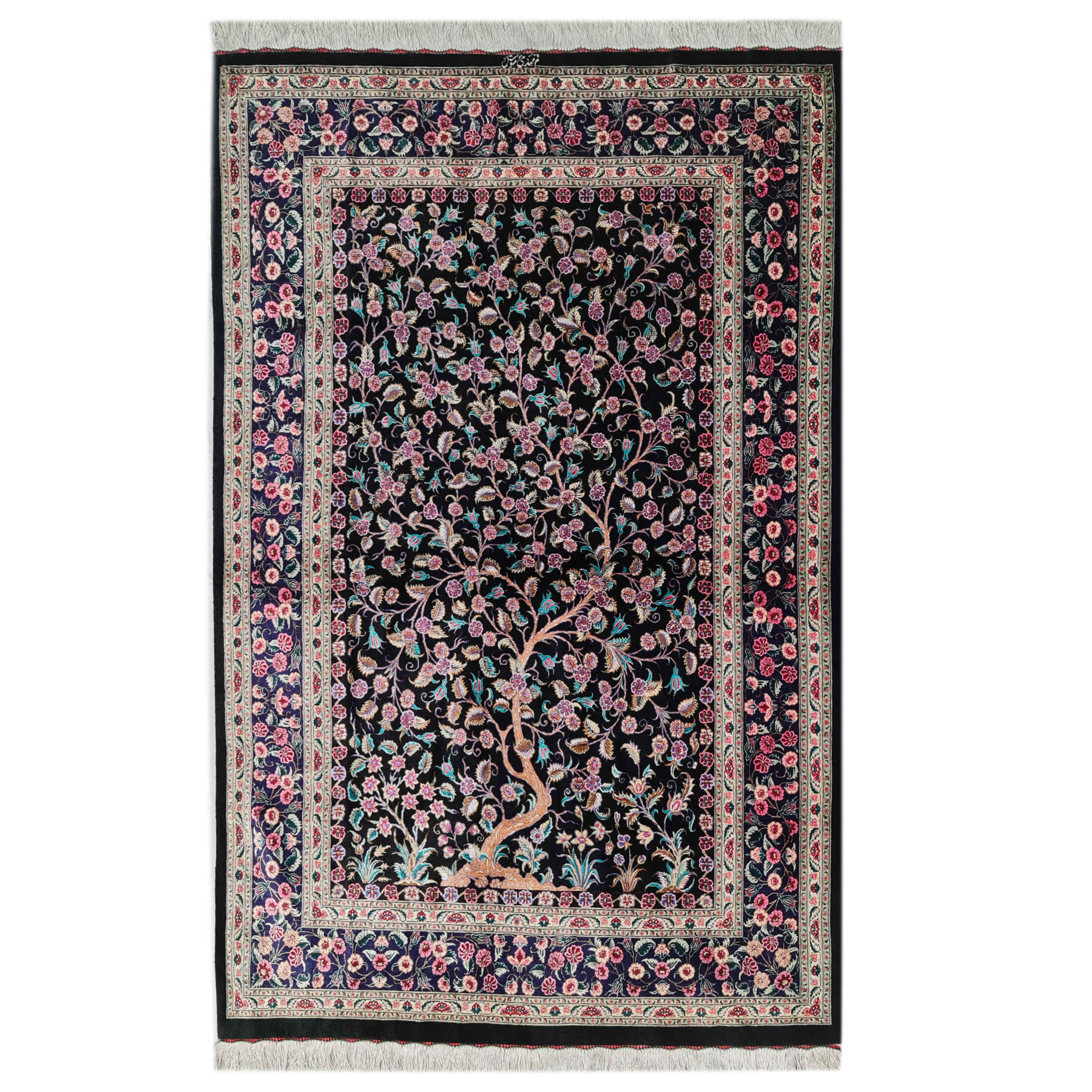 Price and Buy Persian Carpet Hand-Knotted Zanjan Masterpiece Floral Behesht