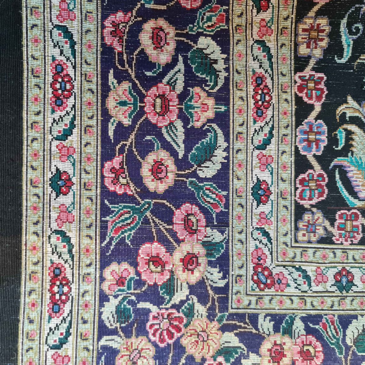 Price and Buy Persian Carpet Hand-Knotted Zanjan Masterpiece Floral Behesht - Image 4