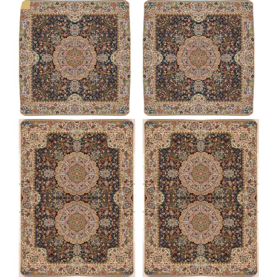Price and Buy Persian Bedspread Set – Oriental Style Double Size with Termeh Fabric – Paradise - Image 3