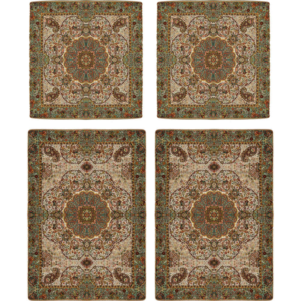Price and Buy Persian Bedspread Set – Oriental Style Double Size with Termeh Fabric – Negin - Image 3
