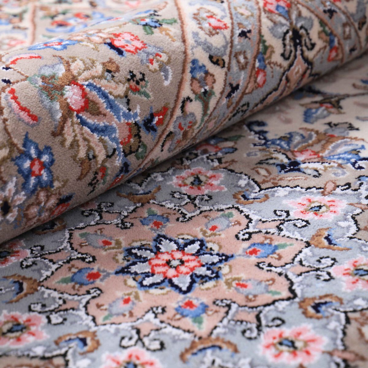 Price and Buy Persian Wool Carpet Hand-Knotted Genuine in Ardakan Lachak Toranj Cream - Image 6