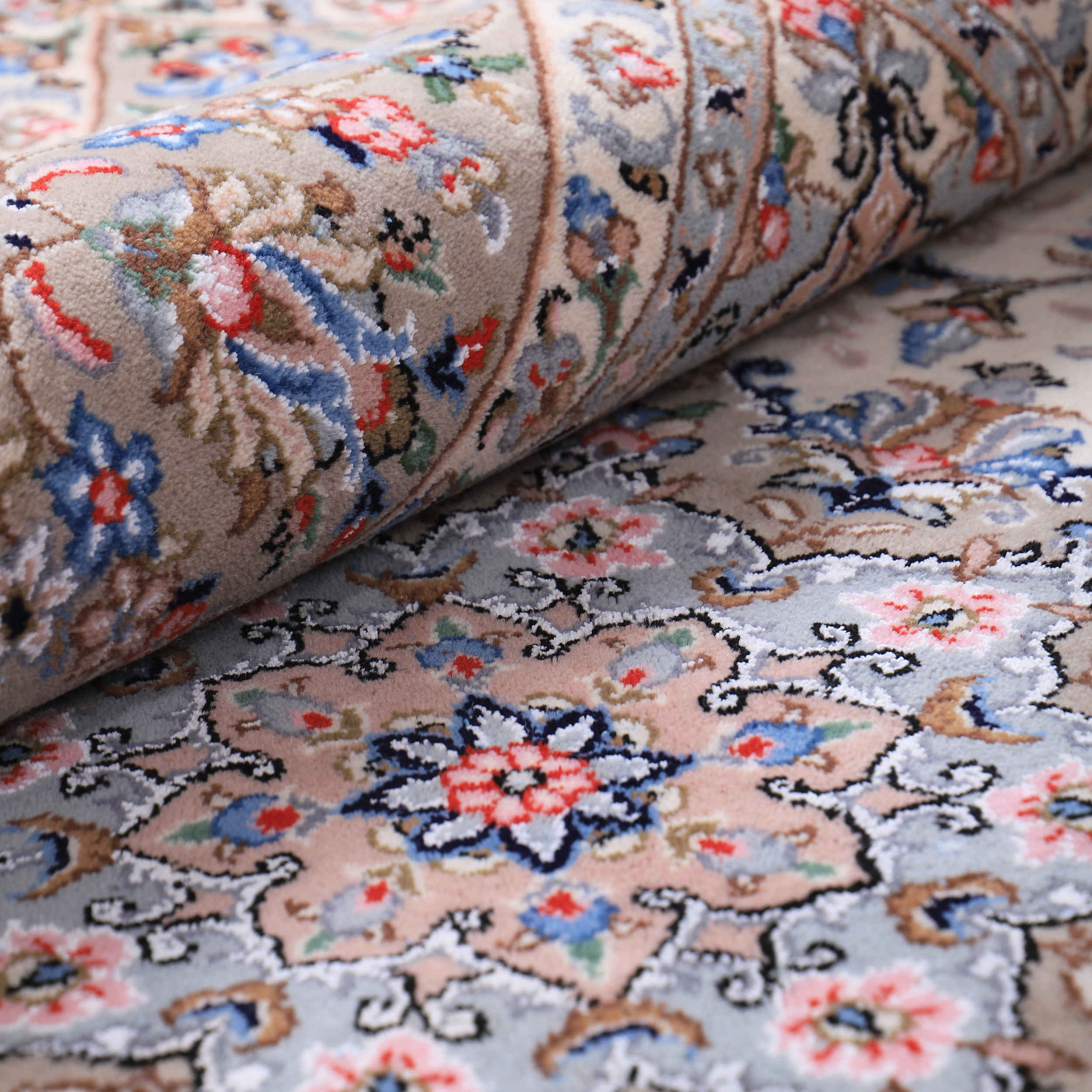 Price and Buy Persian Wool Carpet Hand-Knotted Genuine in Ardakan Lachak Toranj Cream - Image 6
