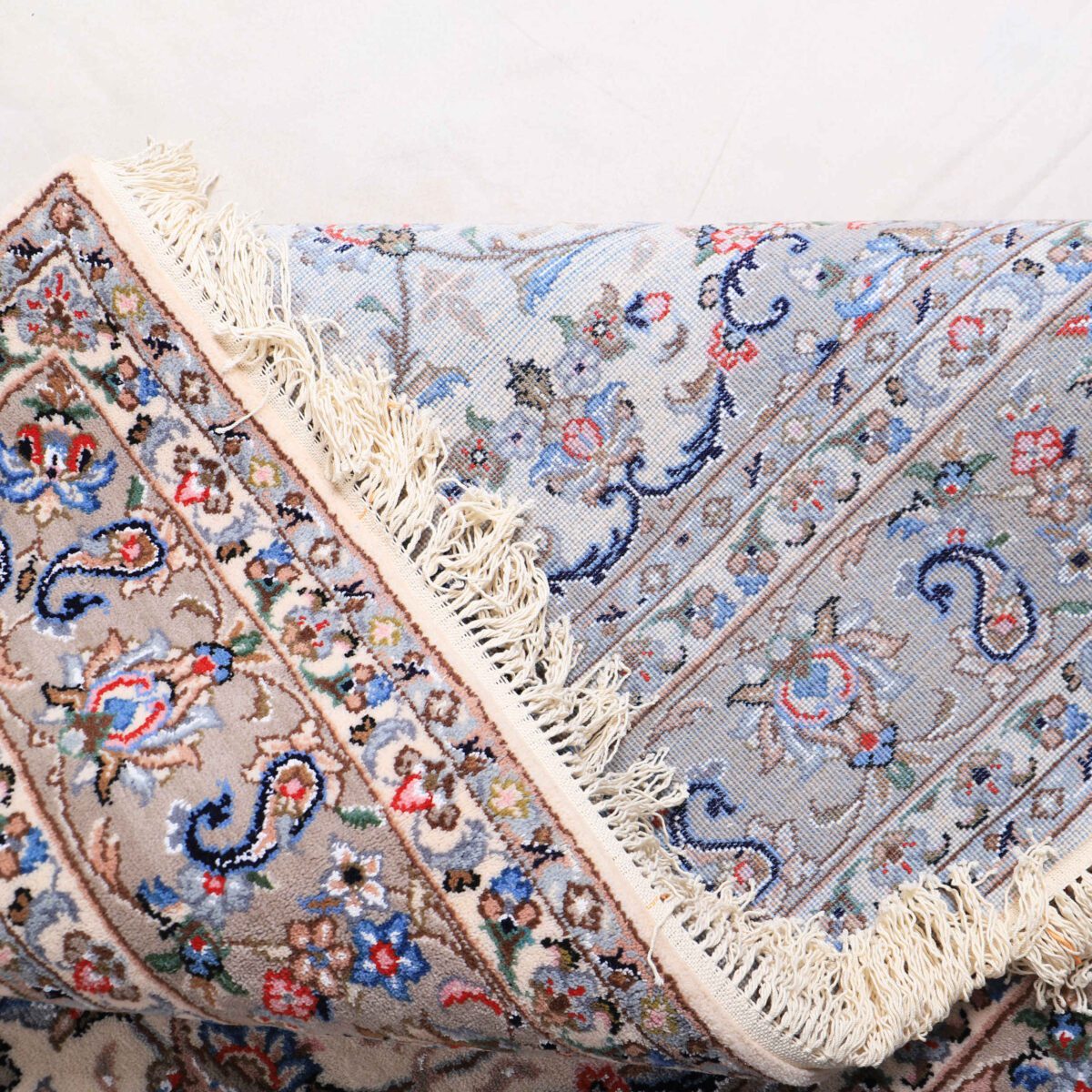 Price and Buy Persian Wool Carpet Hand-Knotted Genuine in Ardakan Lachak Toranj Cream - Image 3