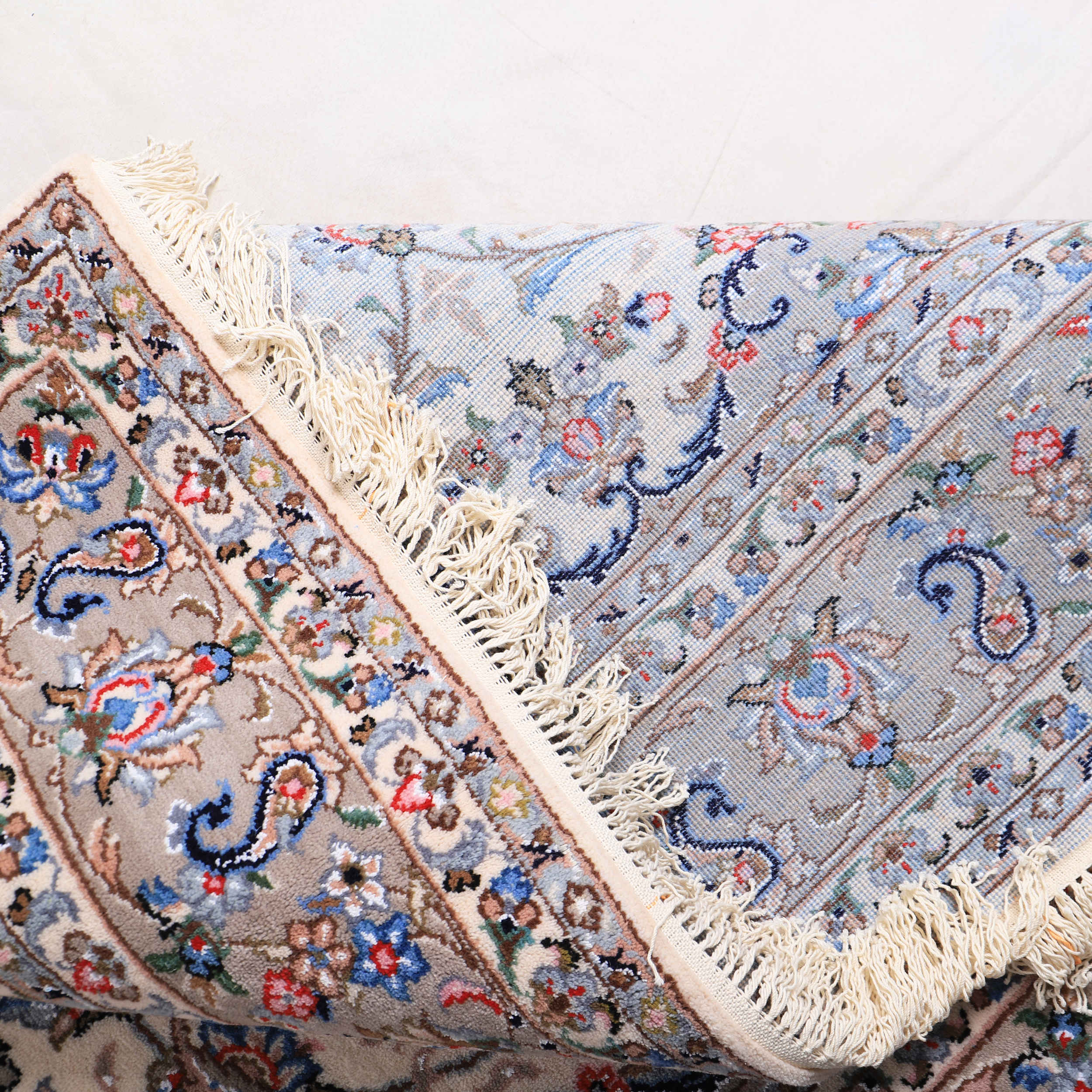 Price and Buy Persian Wool Carpet Hand-Knotted Genuine in Ardakan Lachak Toranj Cream - Image 3