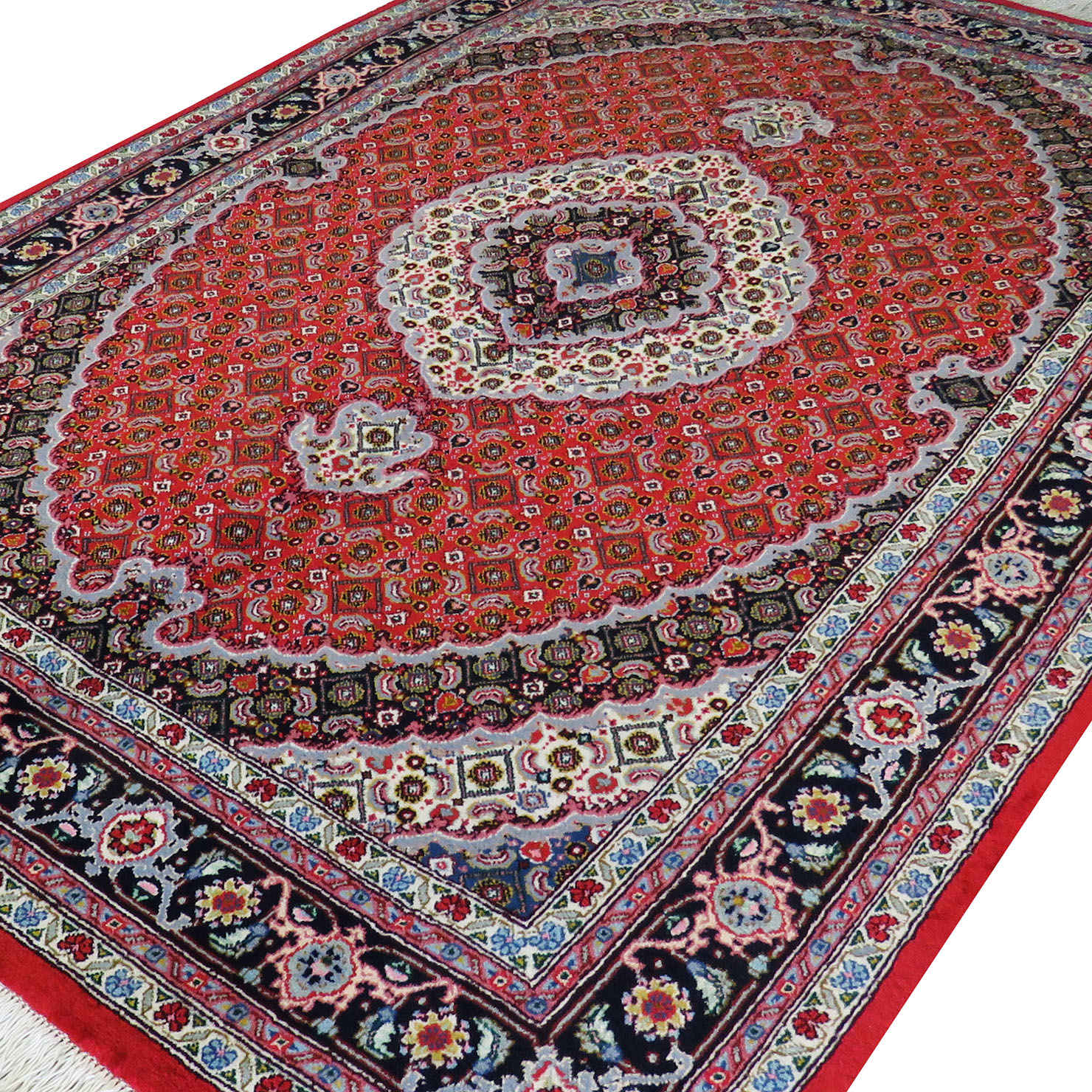 Price and Buy Persian Wool Carpet Genuine Hand-Knotted in Khoy Riz Mahi - Image 4