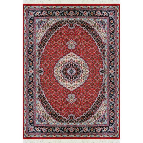 Persian-Wool-Carpet-Genuine-Hand-Knotted-in-Khoy-Riz-Mahi-3 Price and Buy Persian Wool Carpet Genuine Hand-Knotted in Khoy Riz Mahi