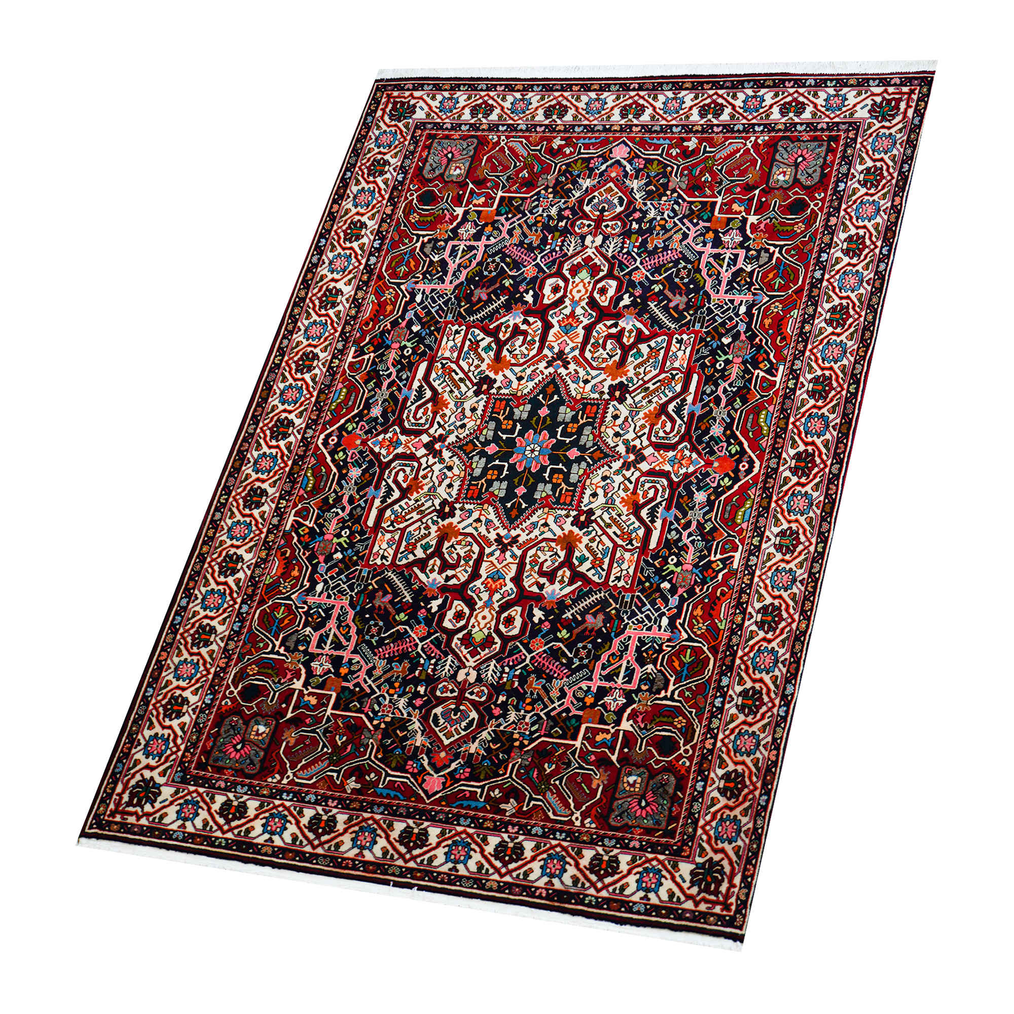 Price and Buy Persian Wool Carpet Hand-Knotted in Chaharmahal & Bakhtiari Heriz - Image 7
