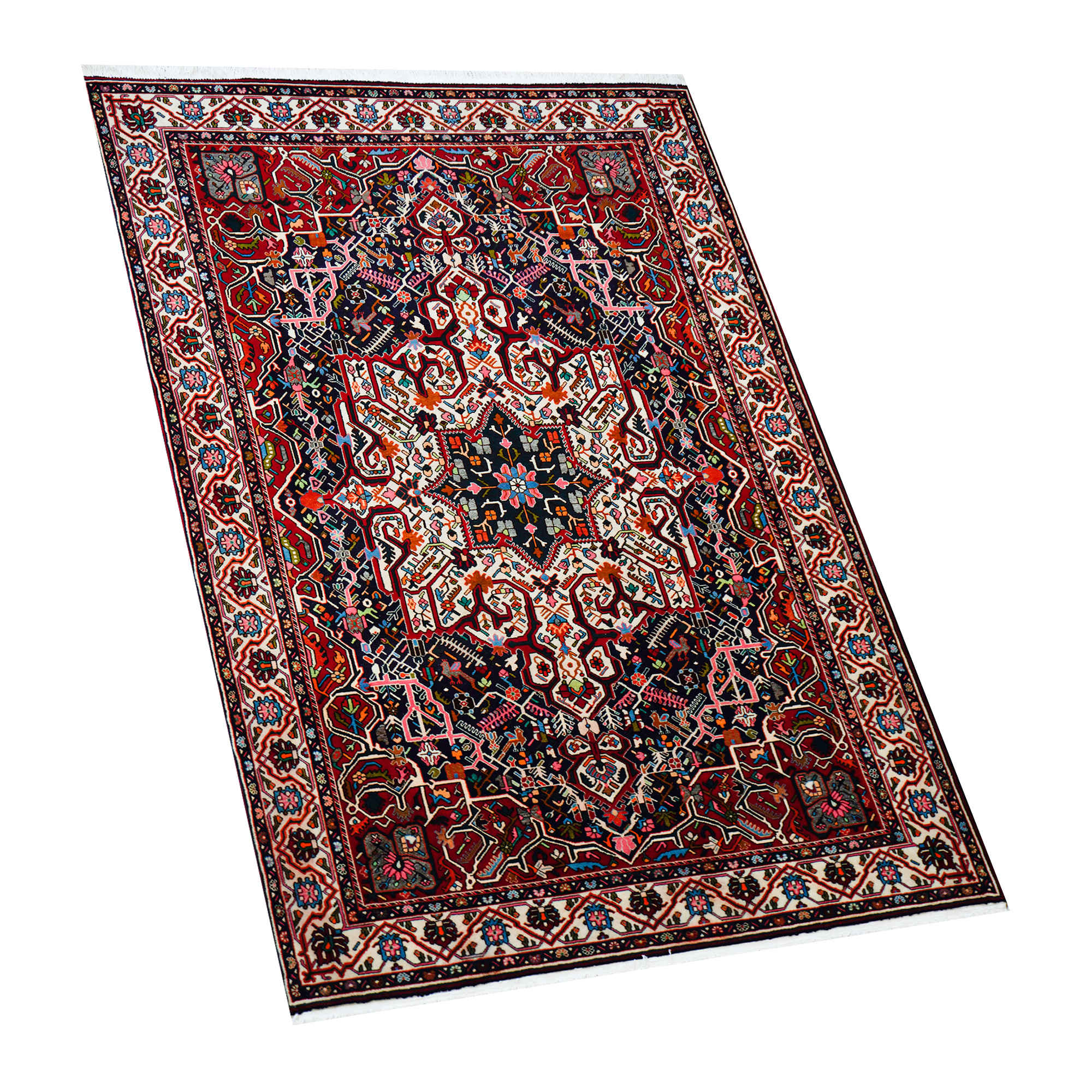 Price and Buy Persian Wool Carpet Hand-Knotted in Chaharmahal & Bakhtiari Heriz - Image 5