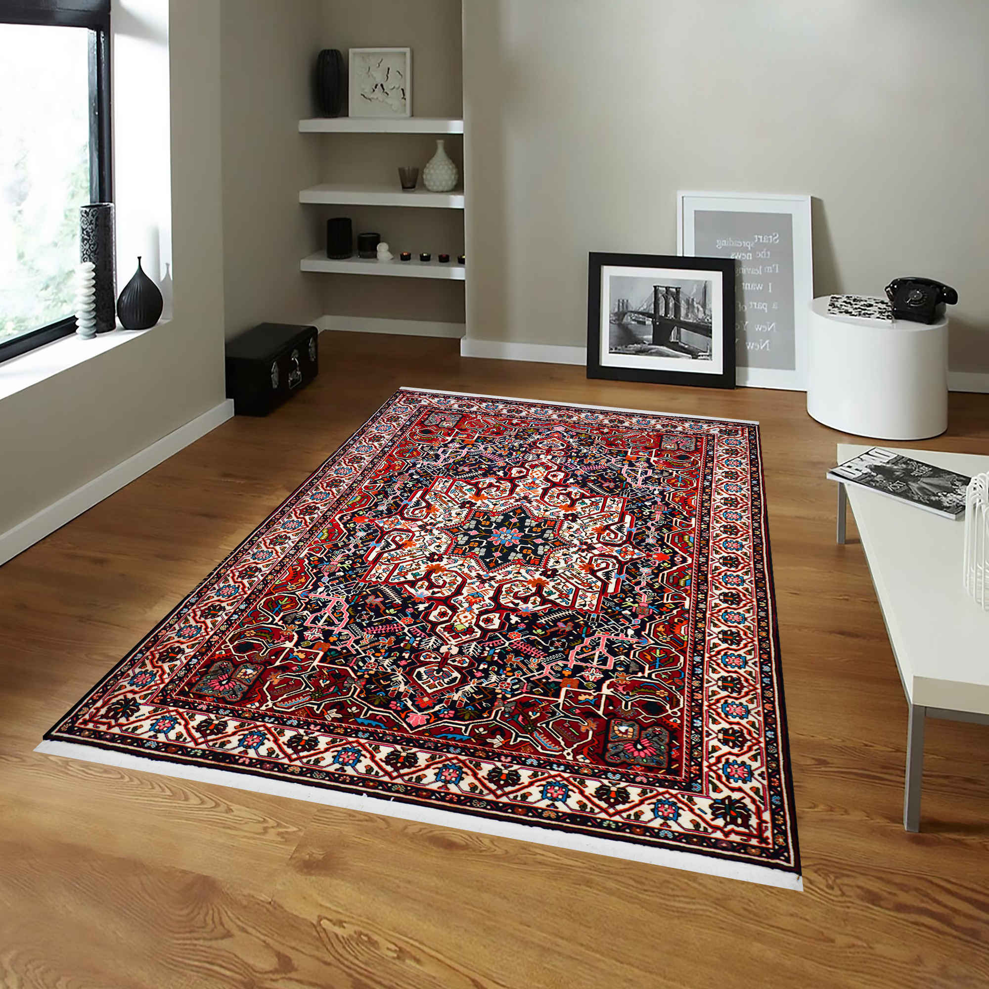 Price and Buy Persian Wool Carpet Hand-Knotted in Chaharmahal & Bakhtiari Heriz - Image 2