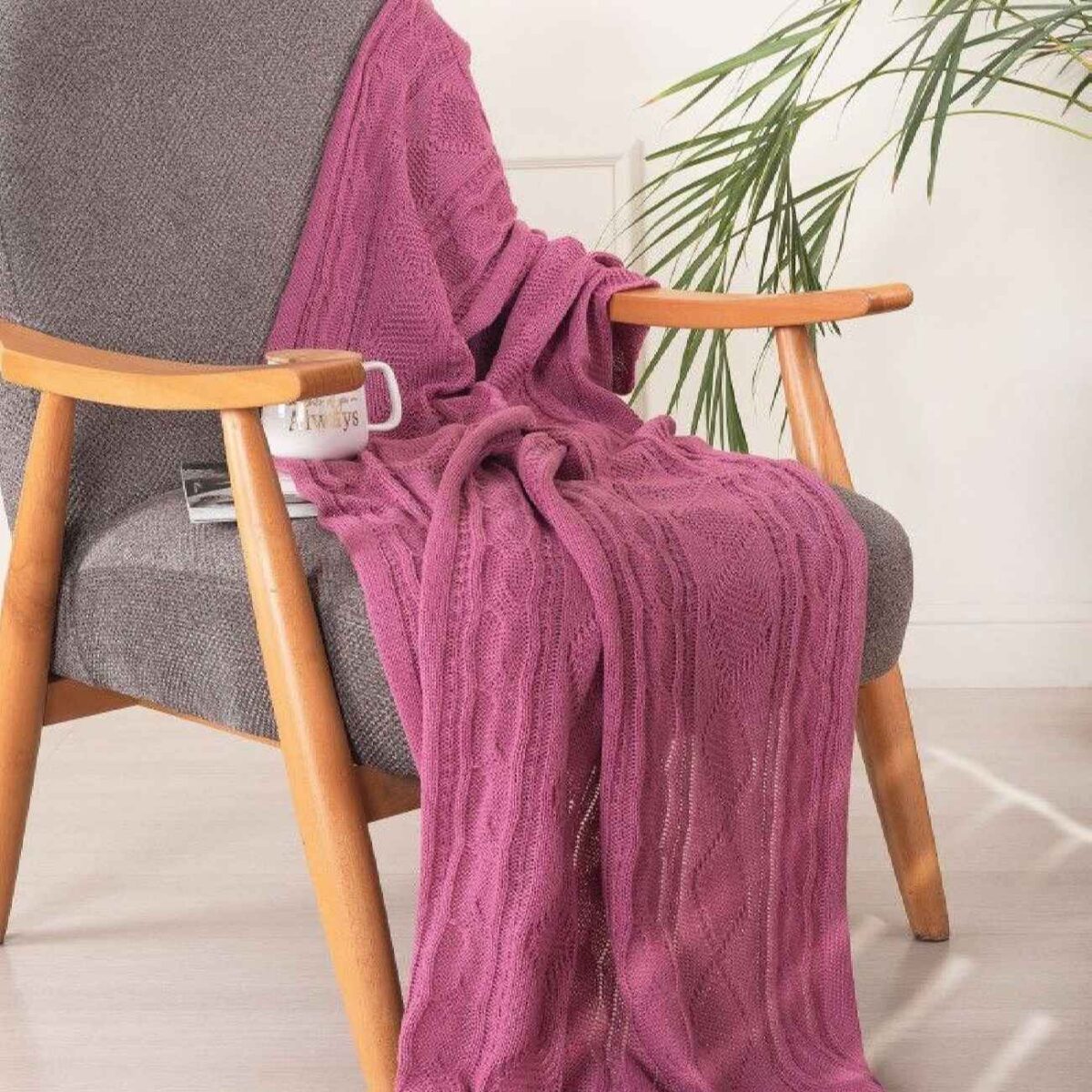 Price and Buy Premium Knitted Sofa Throw Blanket – Add Elegance and Warmth to Your Home Decor - Image 3