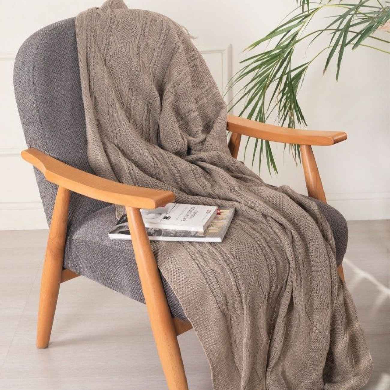 Price and Buy Premium Knitted Sofa Throw Blanket – Add Elegance and Warmth to Your Home Decor - Image 7
