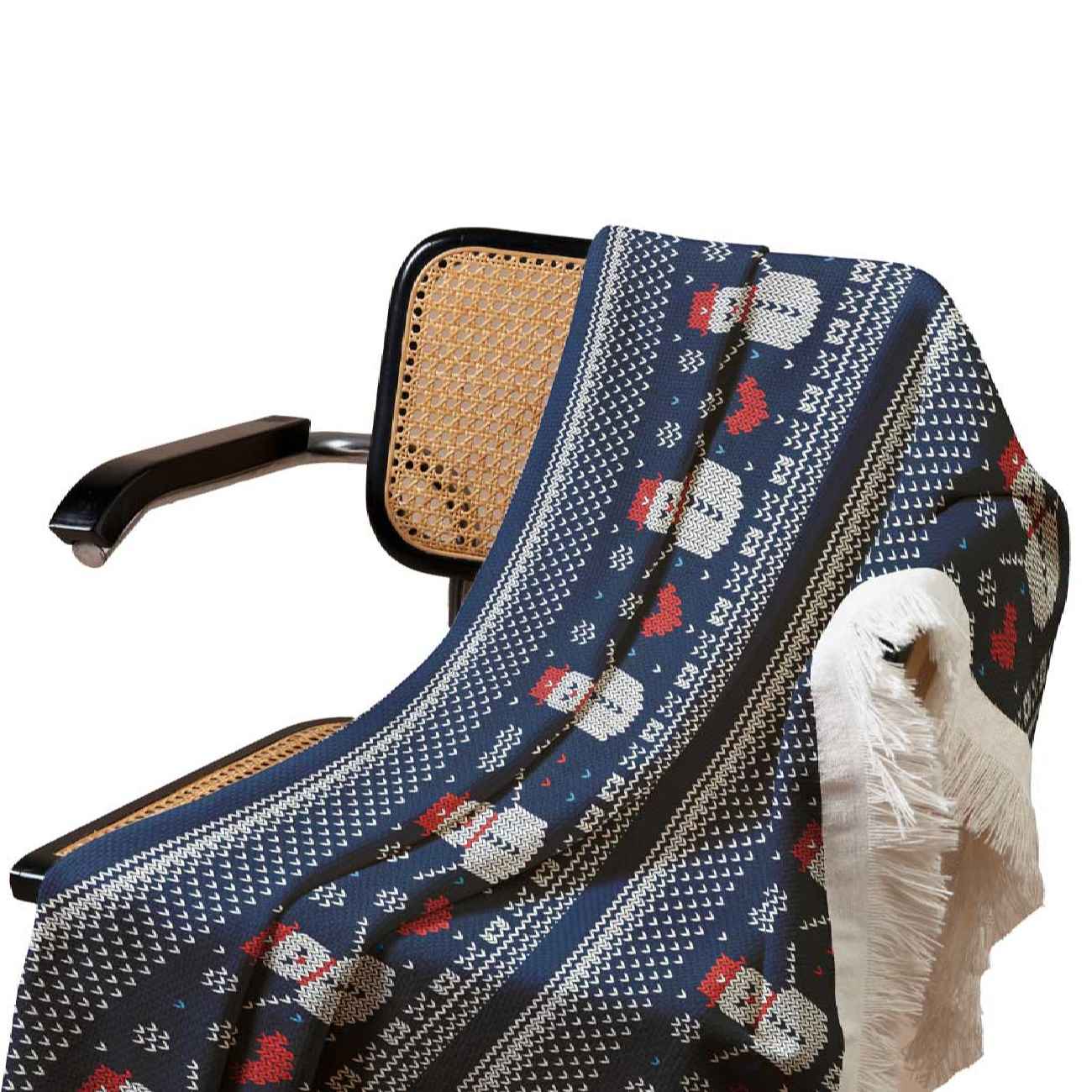Price and Buy Sofa Throw with Snowman Design – Style to Any Couch or Armchair - Image 4