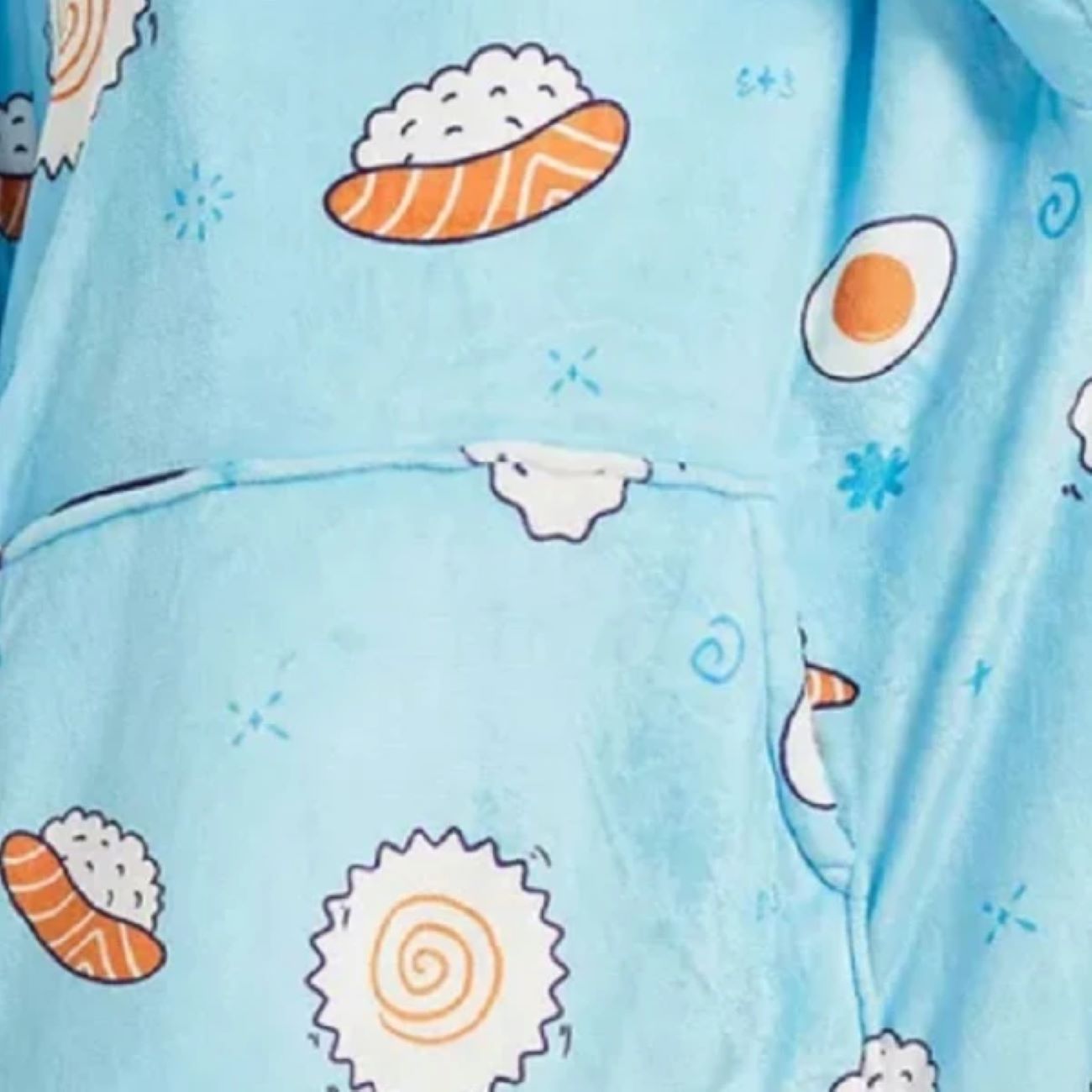 Price and Buy Sushi Poncho Travel Blanket, Size 120×170 cm - Image 6