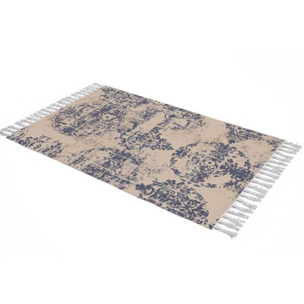 Velvet-Throw-Soft-Light-for-Sofa-Cream-Vintage-Print-2 Price and Buy Velvet Throw Soft & Light for Sofa Cream Vintage Print
