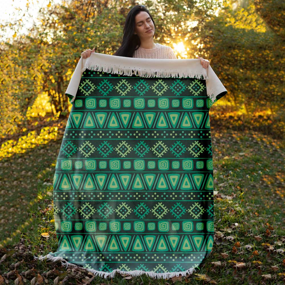 Price and Buy Velvet Throw Soft & Light for Sofa Geometric Pattern - Image 3