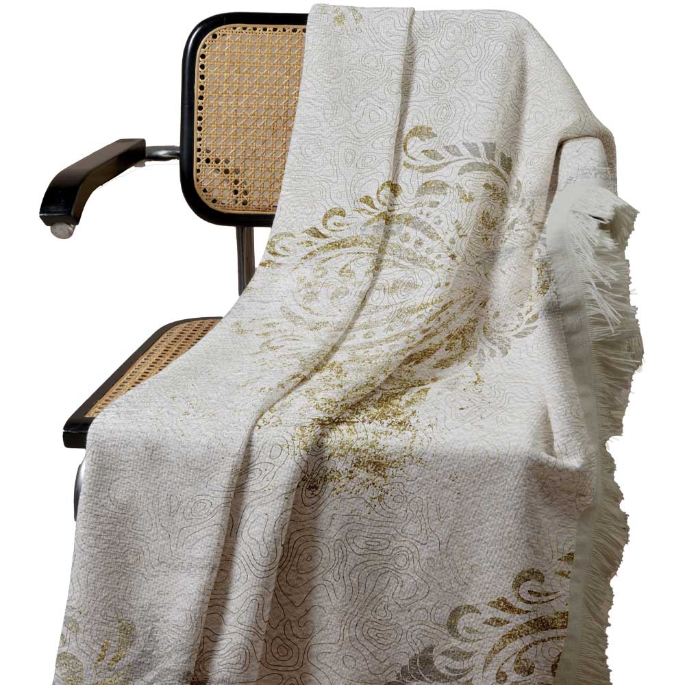 Price and Buy Velvet Throw Soft & Light for Sofa Model Damask - Image 2