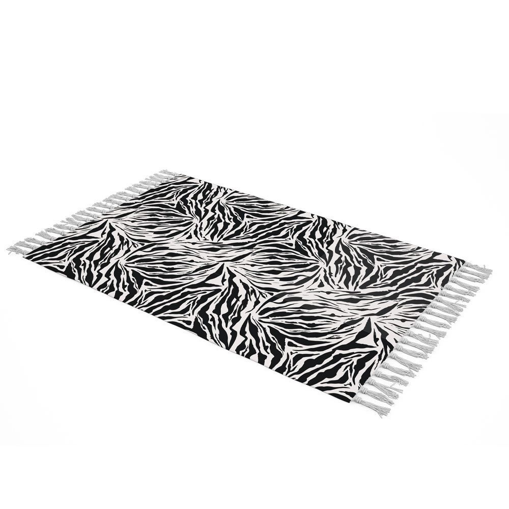 Price and Buy Velvet Throw Soft & Light for Sofa Zebra Print
