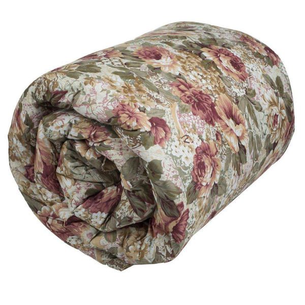 Vintage-Traditional-Persian-Korsi-Quilt-Model-Rose-2 Price and Buy Persian Korsi Quilt – Thick, Heavy, and Warm Double Sized Rose