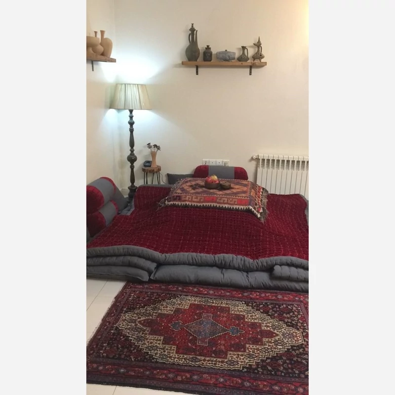 Price and Buy Handmade Velvet Korsi Quilt 4x4 | Traditional Persian Hand-Stitched Comforter - Image 4