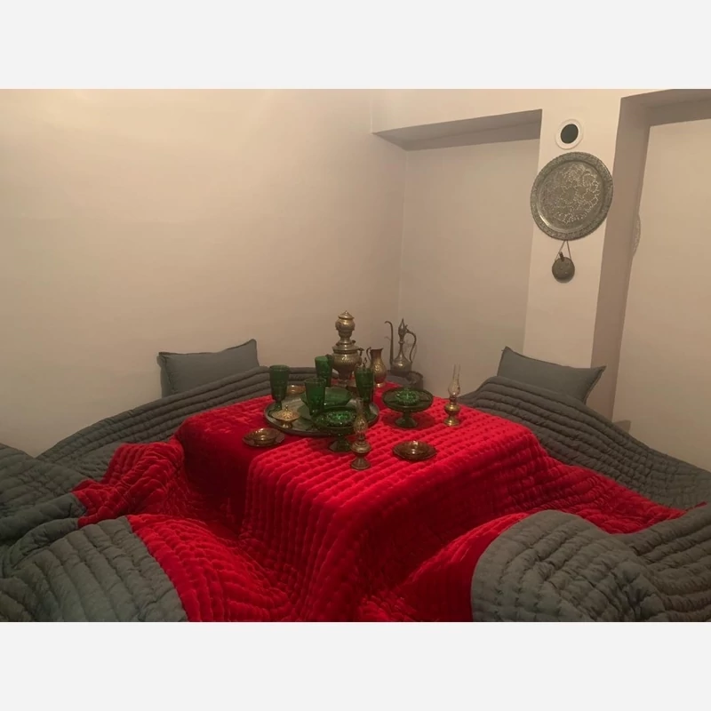 Price and Buy Handmade Velvet Korsi Quilt 4x4 | Traditional Persian Hand-Stitched Comforter - Image 14