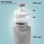 Price and Buy 0.6 L Collapsible Silicone Water Bottle – Portable & Space-Saving Design - Image 3